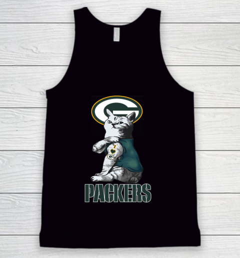 NFL Football My Cat Loves Green Bay Packers Tank Top