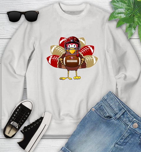 San Francisco 49ers Turkey Thanksgiving Day Youth Sweatshirt