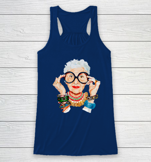 Iris Apfel Racerback Tank 4