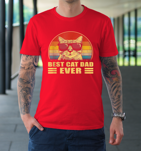 Best Cat Dad Ever Bump Fit Father's Day Gift Daddy T-Shirt 8
