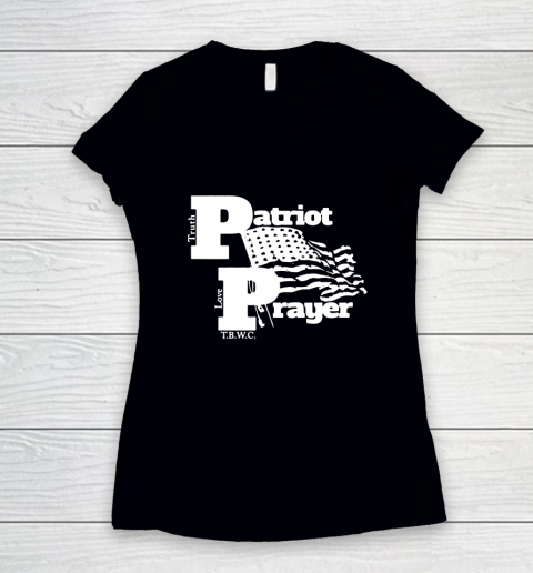 Patriot Prayer Women's V-Neck T-Shirt
