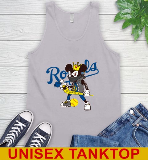 Kansas City Royals MLB Baseball Mickey Peace Sign Sports Tank Top 4