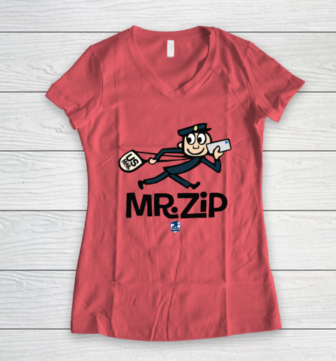 USPS MR. ZIP Women's V-Neck T-Shirt 3