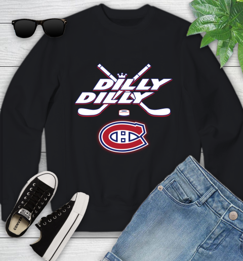 NHL Montreal Canadiens Dilly Dilly Hockey Sports Youth Sweatshirt 2
