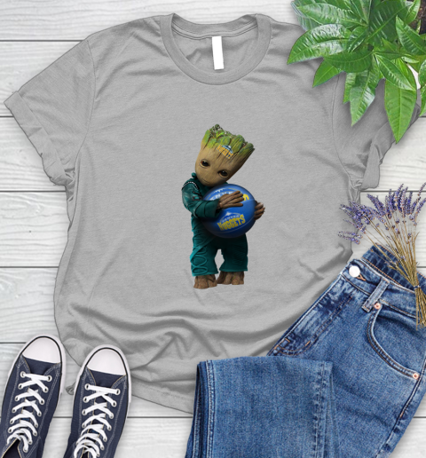 NBA Groot Guardians Of The Galaxy Basketball Sports Denver Nuggets Women's T-Shirt 5