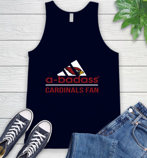 NFL A Badass Arizona Cardinals Fan Adidas Football Sports Tank Top 2