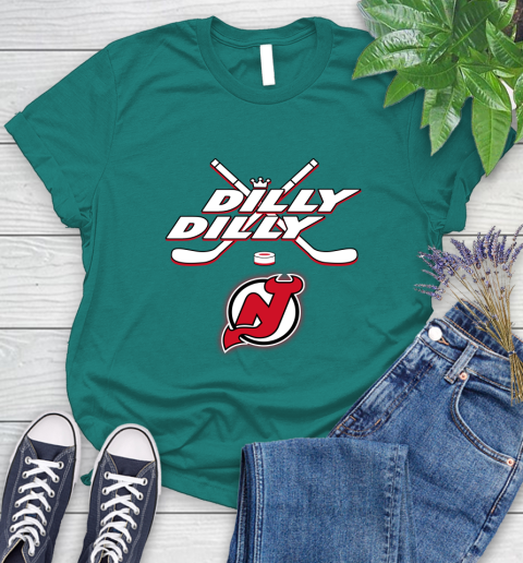 NHL New Jersey Devils Dilly Dilly Hockey Sports Women's T-Shirt 12