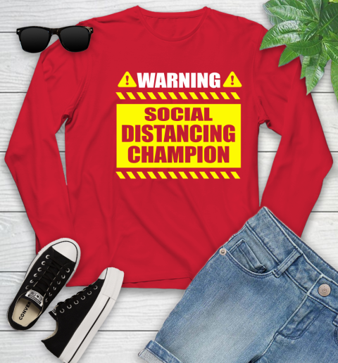 Coronavirus Shirt  Warning Social Distancing Champion 122
