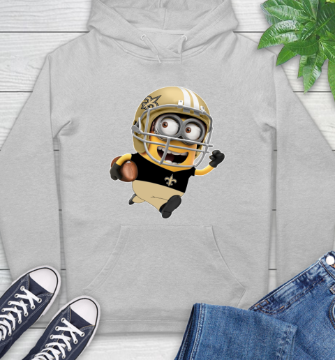 NFL New Orleans Saints Minions Disney Football Sports Hoodie 6