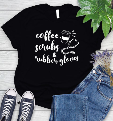 Nurse Shirt Coffee Scrubs Women's T-Shirt