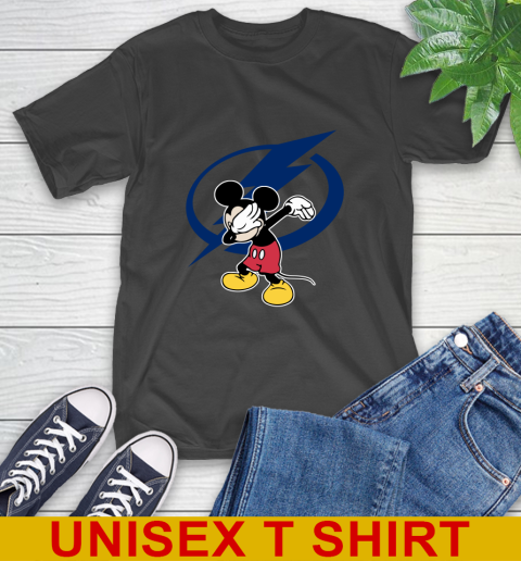Tampa Bay Lightning NHL Hockey Dabbing Mickey Disney Sports T-Shirt 2