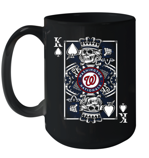 Washington Nationals MLB Baseball The King Of Spades Death Cards Shirt Ceramic Mug 15oz