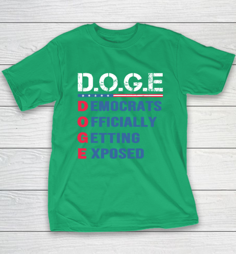 Trump D.O.G.E Department Of Government Efficiency Youth T-Shirt 4
