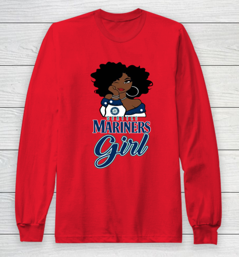 Seattle Marinerss Girl MLB Long Sleeve T-Shirt 10