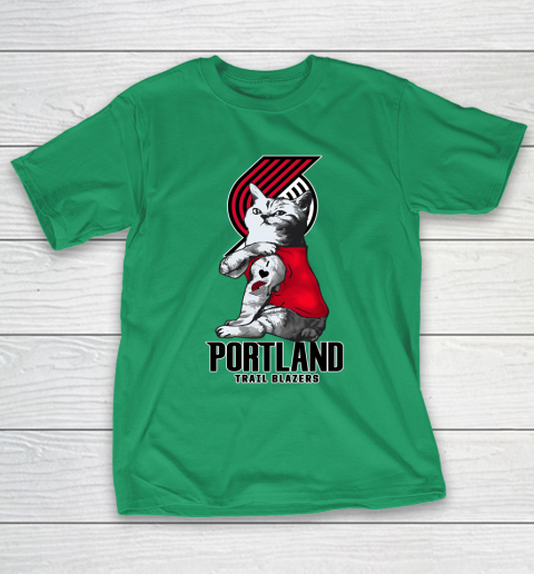 NBA Basketball My Cat Loves Portland Trail Blazers T-Shirt 5