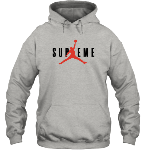 gray jordan hoodie