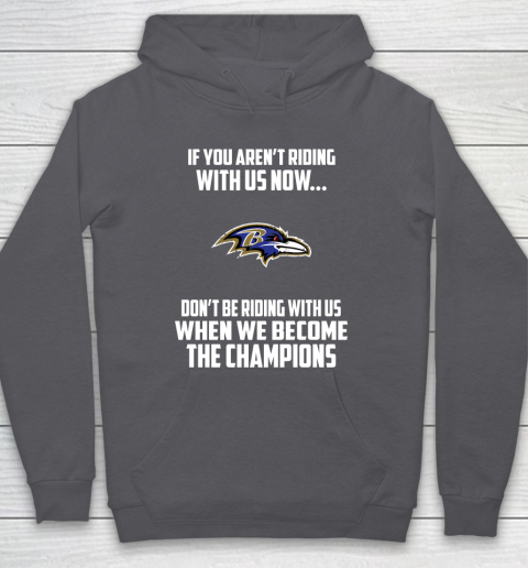 NFL Baltimore Ravens Football We Become The Champions Hoodie 4