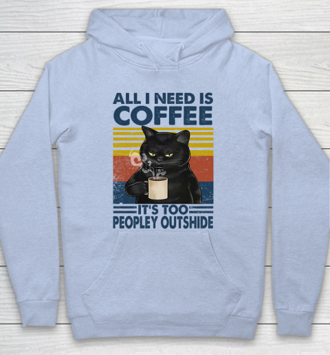Cat that's what I do I drink beer I hate people and I know things vintage Hoodie 5