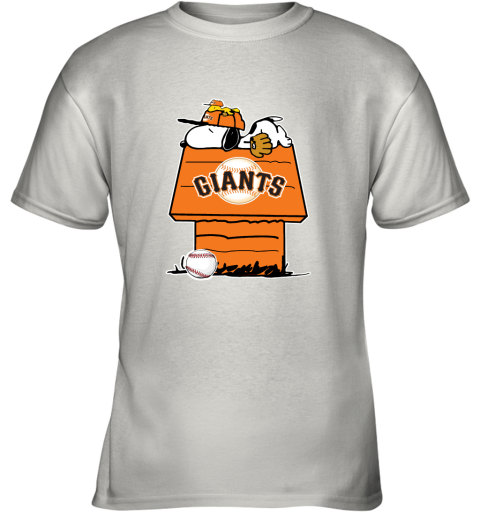 San Francisco Giants Snoopy And Woodstock Resting Together MLB Youth T-Shirt