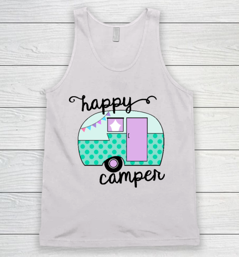 Happy Camper Camping Funny Tank Top