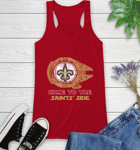 NFL Come To The New Orleans Saints Wars Football Sports Racerback Tank - Image 6