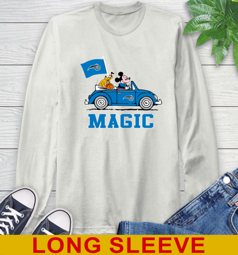 NBA Basketball Orlando Magic Pluto Mickey Driving Disney Shirt Long Sleeve T-Shirt 12