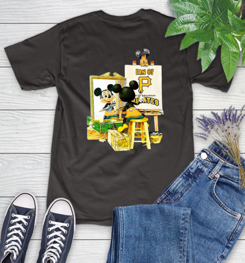 MLB Baseball Pittsburgh Pirates Mickey Drawing Shirt 90