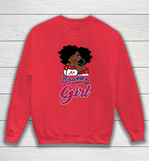 Atlanta Braves Girl MLB Sweatshirt 8
