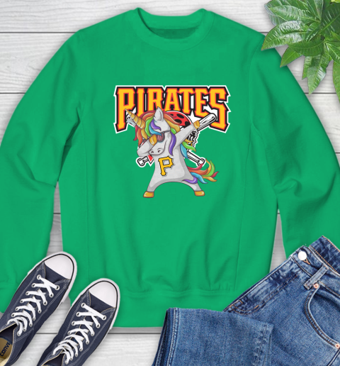 Pittsburgh Pirates MLB Baseball Funny Unicorn Dabbing Sports Sweatshirt 6