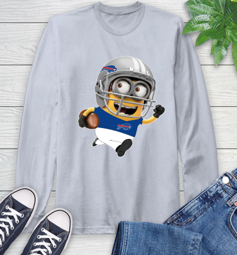 NFL Buffalo Bills Minions Disney Football Sports Long Sleeve T-Shirt 6