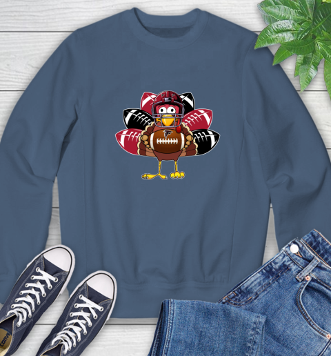 Atlanta Falcons Turkey Thanksgiving Day Sweatshirt 7