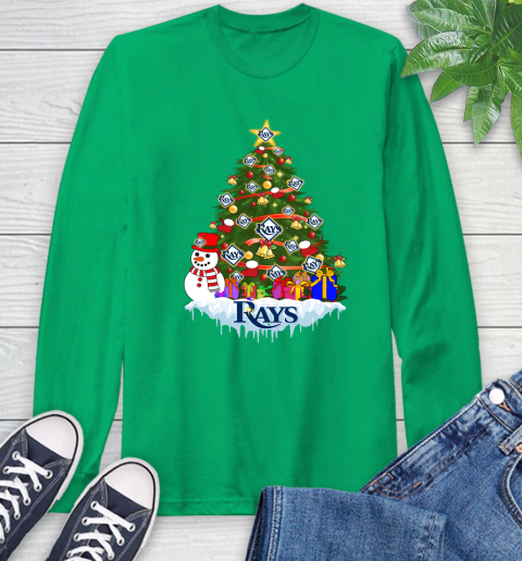 Tampa Bay Rays Merry Christmas MLB Baseball Sports Long Sleeve T-Shirt 7