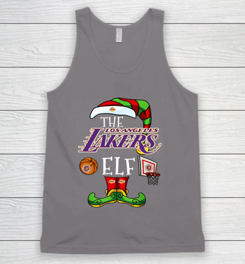 Los Angeles Lakers Christmas ELF Funny NBA Tank Top 6