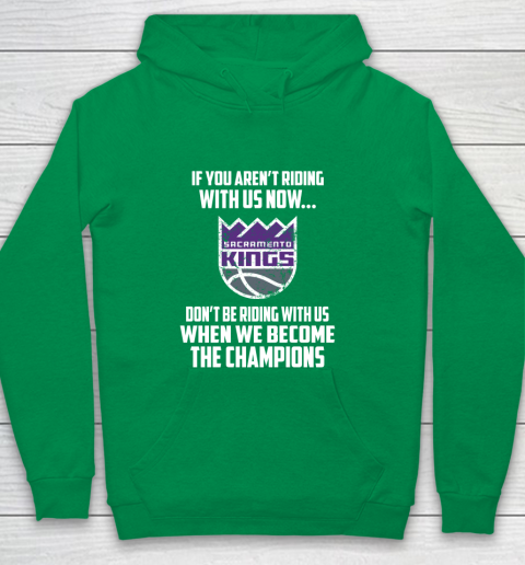 NBA Sacramento Kings Basketball We Become The Champions Youth Hoodie 4