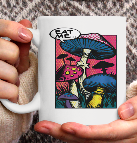Eat Me Mushroom Ceramic Mug 11oz