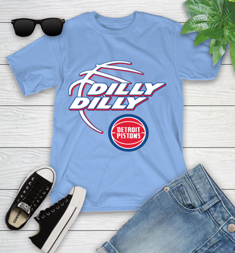 NBA Detroit Pistons Dilly Dilly Basketball Sports Youth T-Shirt 11