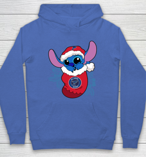 St.Louis Blues Christmas Stitch In The Sock Funny Disney NHL Hoodie 9