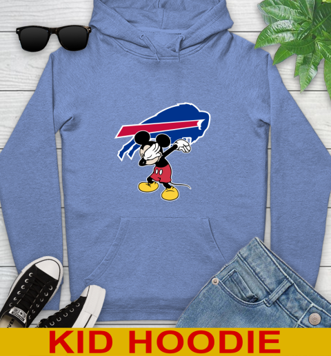 Buffalo Bills NFL Football Dabbing Mickey Disney Sports Youth Hoodie 12