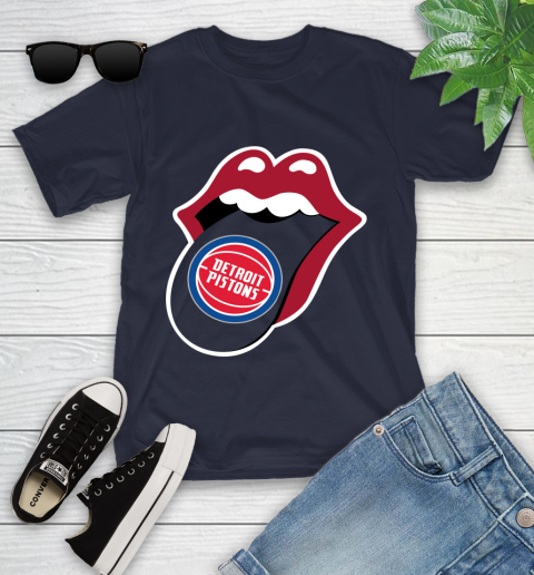 Detroit Pistons NBA Basketball Lips I Root For My Team Adoring Fan 105