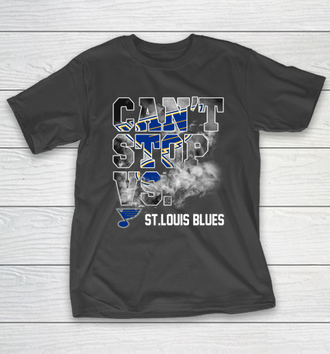 NHL St.Louis Blues Hockey Can't Stop Vs T-Shirt