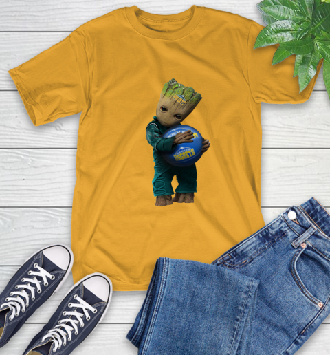 NBA Groot Guardians Of The Galaxy Basketball Sports Denver Nuggets T-Shirt 3