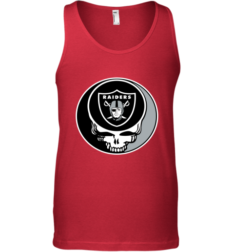 NFL Oakland Raiders Grateful Dead Rock Band Football Sports WKGCkKxkoFS unisex tank 17 95 151514 front red
