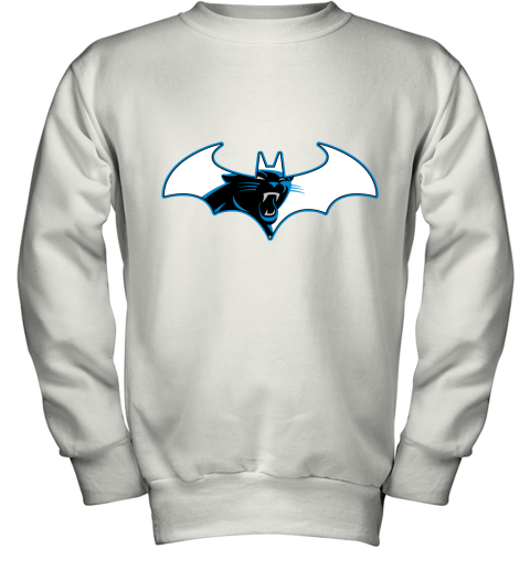 We Are The Carolina Panthers Batman NFL Mashup Youth Sweatshirt