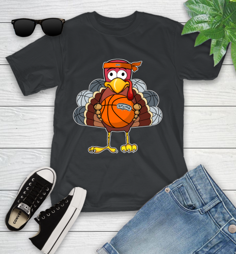 San Antonio Spurs Turkey thanksgiving day Youth T-Shirt 2