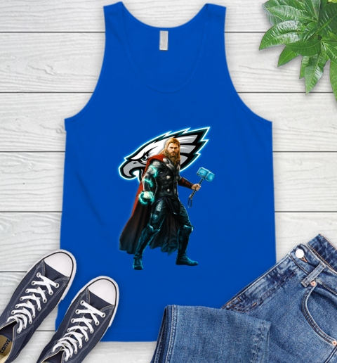 NFL Thor Avengers Endgame Football Philadelphia Eagles Tank Top 5