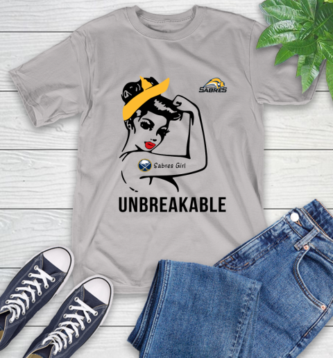 NHL Buffalo Sabres Girl Unbreakable Hockey Sports T-Shirt 12
