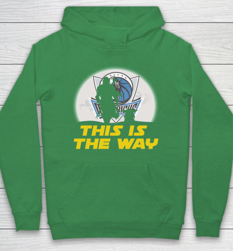 Dallas Mavericks NBA Basketball Star Wars Yoda And Mandalorian This Is The Way Hoodie 5