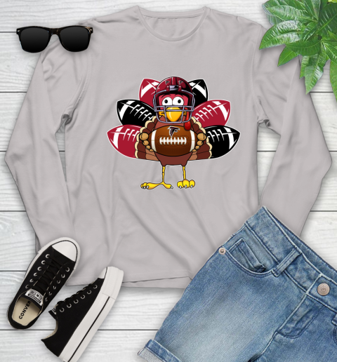 Atlanta Falcons Turkey Thanksgiving Day Youth Long Sleeve 12