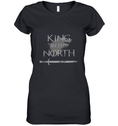 King In The North Women's V-Neck T-Shirt