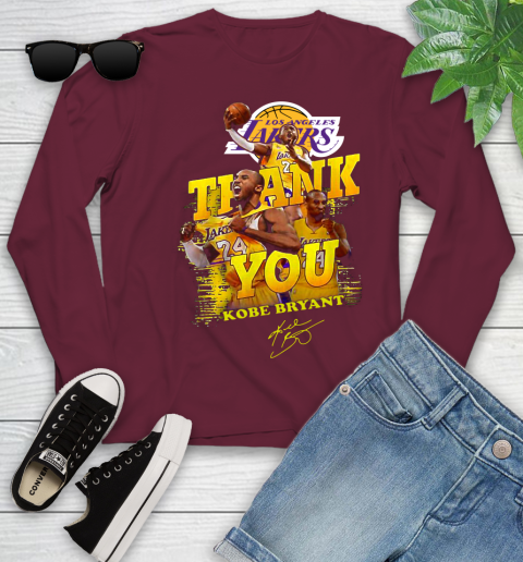 Great Thank you Kobe Bryant Los Angeles Lakers signature shirt 117